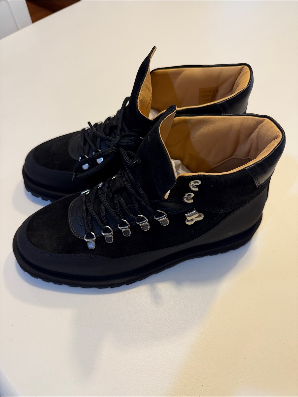 Todd Snyder CQP Black Saxum Boots. Sz 41(8). NWOB. Bag2